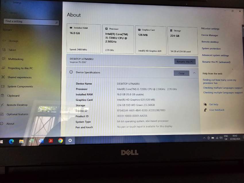 Laptop Dell i5 - 2 - Laptop  on Aster Vender