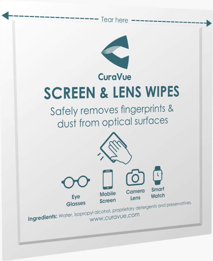 Screen & Lens Wipes - 1 - Cotton Buds & Tissues  on Aster Vender