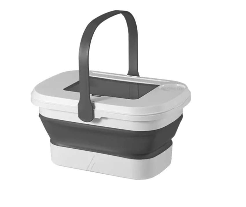 MOVE OUT SALE ! Multi-Function Portable Silicone Basket for Camping (White) - 3 - Camping equipment  on Aster Vender