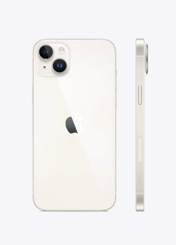Iphone 14 White + Cover Bleu Cadeau