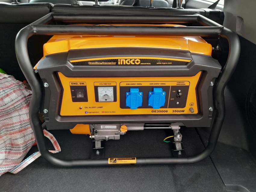 Ingco Gasoline Generator - used once - 1 - All household appliances  on Aster Vender