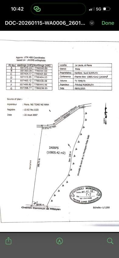 Land at la laura saint pierre - 1 - Land  on Aster Vender