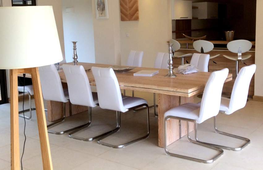 MLO-Table 12 couverts-imitation bois - 3 - Table & chair sets  on Aster Vender