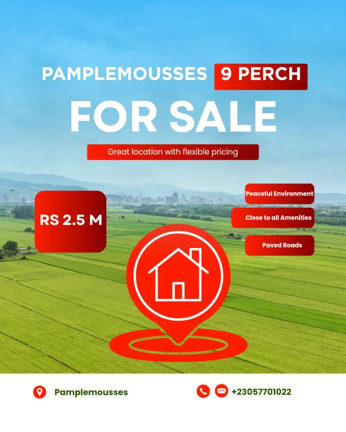 LAND FOR SALE - Pamplemousses