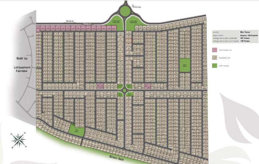 Residential Land for Sale – Greenview, Mon Trésor - 1 - Land  on Aster Vender