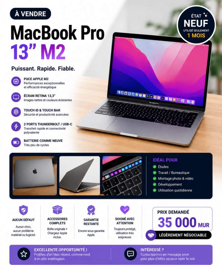 MacBook Pro 13” M2