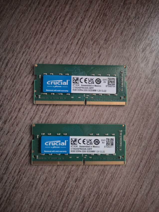 Crucial SoDimm DDR4 3200MHZ on Aster Vender