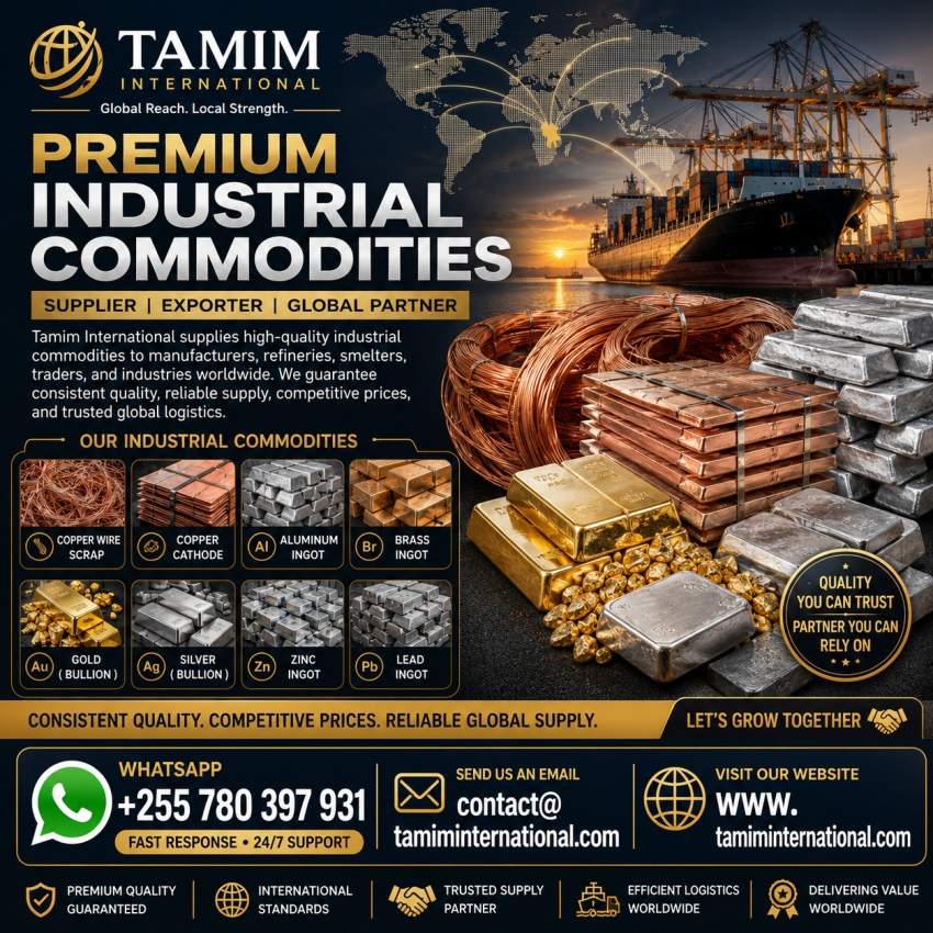 Trusted Exporters of Copper Wire, Cathodes, sunflower oil & Gold Bar - 0 - Metal  on Aster Vender