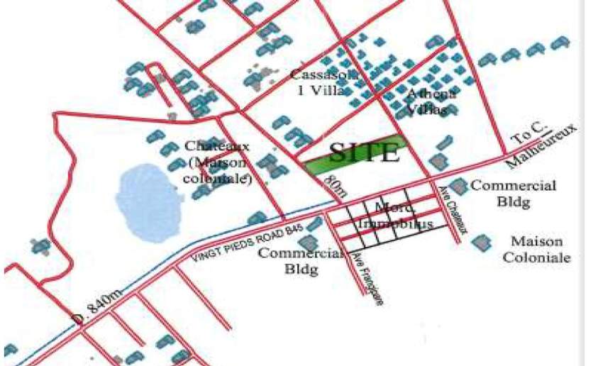 Prime Residential Land Pereybere - 1  on Aster Vender