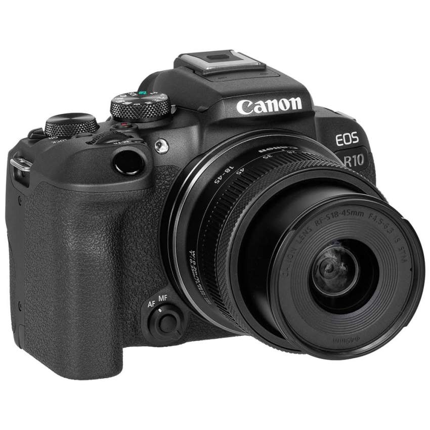 Canon R10 with Kit Lens + 50mm Prime Lens + Godox Flash + Batteries - 4 - All electronics products  on Aster Vender