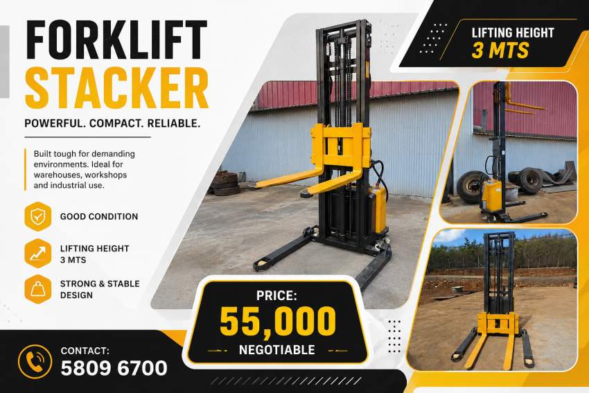 Forklift/Stacker - 1 - Other building materials  on Aster Vender