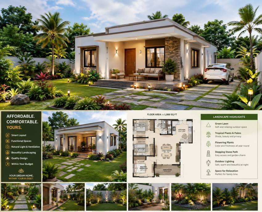 Affordable House Design & Planning on Aster Vender