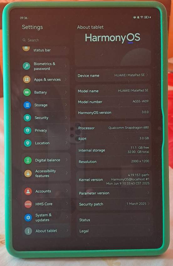 HUAWEI MATEPAD SE KIDS - 1 - Tablet  on Aster Vender