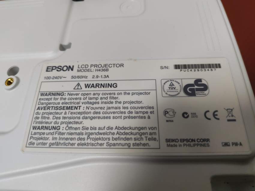 Rétroprojecteur - Epson (model  : EB-S11) - 1 - TV Box  on Aster Vender