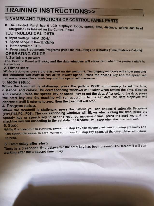 Motorised Treadmill - 0 - Fitness & gym equipment  on Aster Vender