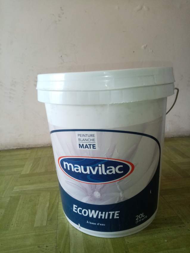 WHITE PAINT MAUVILAC 20 L - 0 - Interior Decor  on Aster Vender