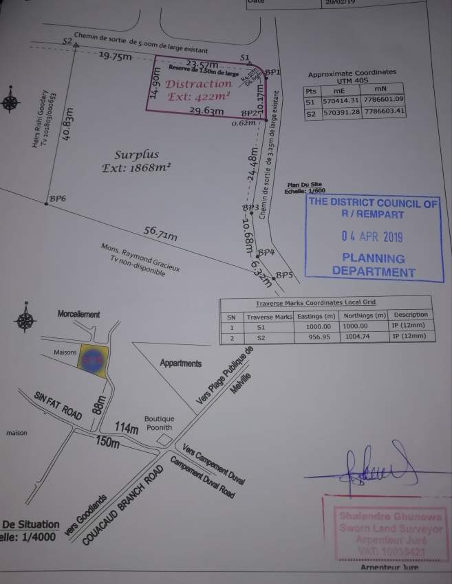 10 perches @ Rs 950,000 Melville, 10 mins from seaside.  - 2 - Land  on Aster Vender