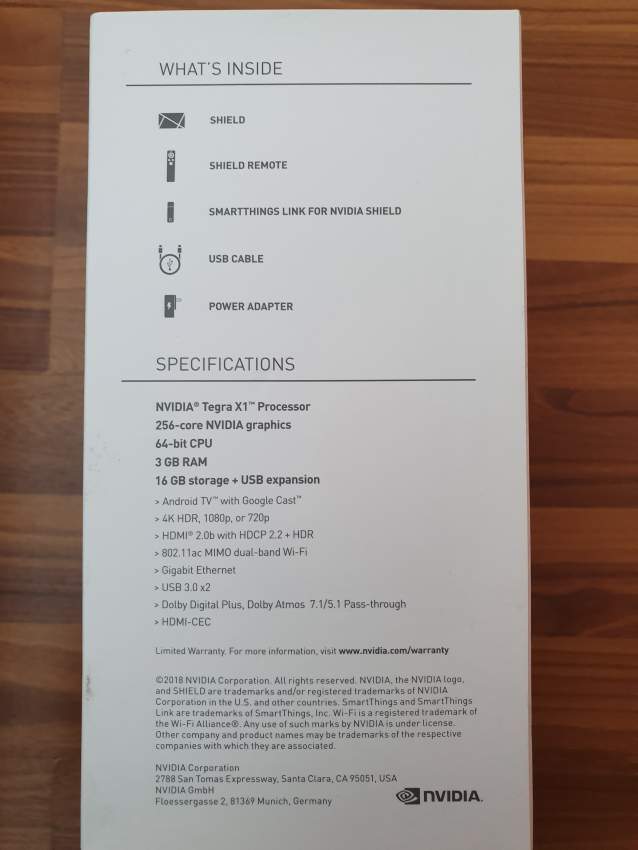 Nvidia shield tv 4k android box - 1 - All Informatics Products  on Aster Vender