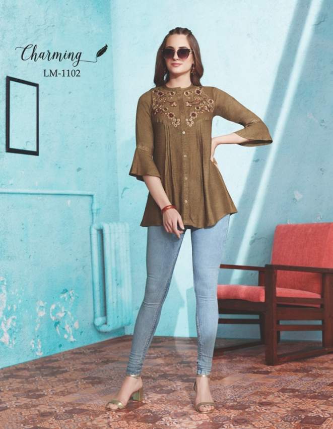 Embroidery Western Tops Aster Vender Tops (Women)