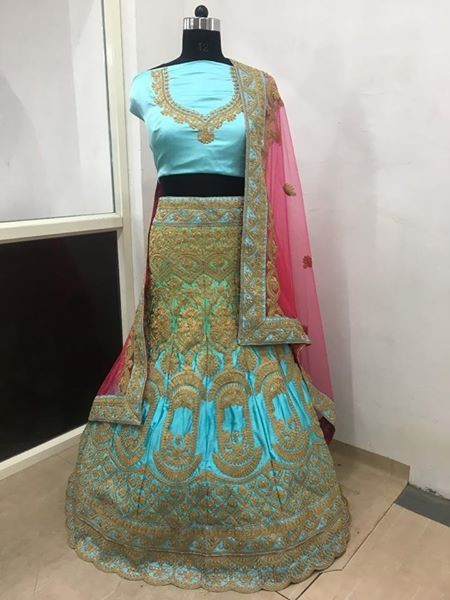 Semi stitched lehenga - 1 - Dresses (Women)  on Aster Vender