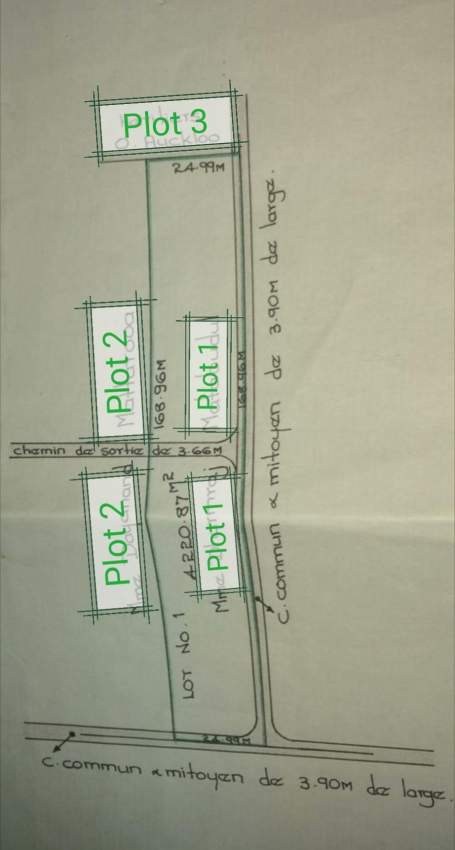 Agricultural plot at Ile D'Ambre 1 arpent 4 perches @ Rs 900,000.  - 8 - Land  on Aster Vender