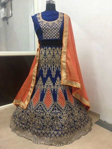 Semi stitched lehenga - 1 - Dresses (Women)  on Aster Vender