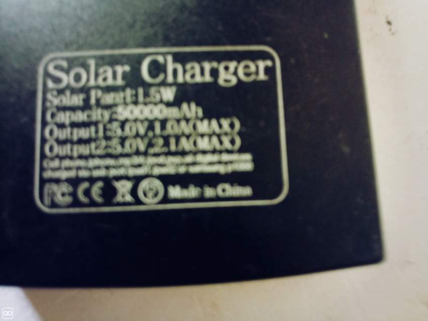POWERBANK - SOLAIRE - 50000MAH - 1 - All electronics products  on Aster Vender