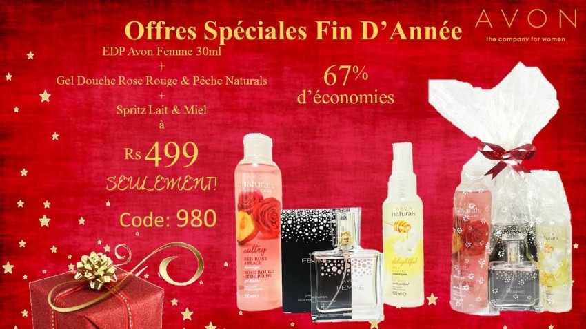 EDP Avon + Gel Douche + Spritz BIG DISCOUNT - 0 - Gift Sets  on Aster Vender