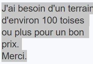 LAND REQUIRED on Aster Vender