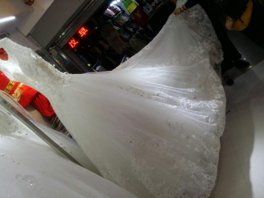 Wedding white new dress - 0 - Wedding clothes  on Aster Vender