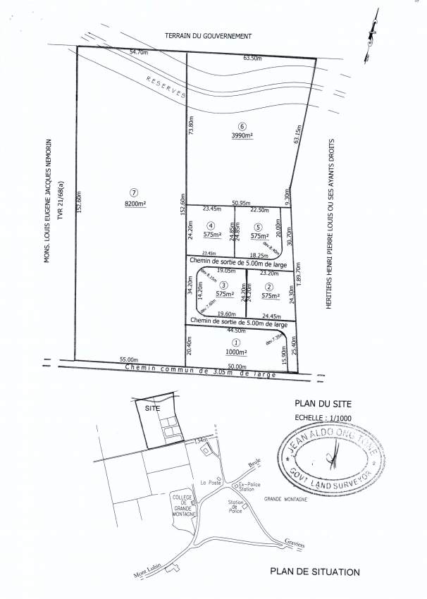 TERRAIN A VENDRE À RODRIGUES  - 0 - Land  on Aster Vender