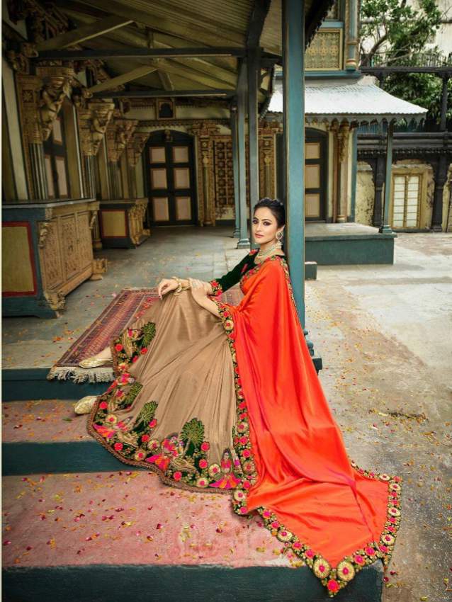 Designer sarees - 1 - Wedding clothes  on Aster Vender