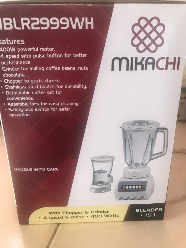 Mikachi blender mixer model BLR2999WH - 7 - Kitchen appliances  on Aster Vender