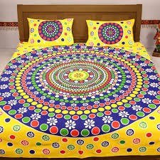Rajasthani Cotton bedsheets - 0 - Bedsheets  on Aster Vender
