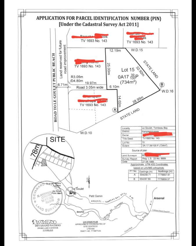 17.39P LAND FOR SALE , LE GOULET - 3 - Land  on Aster Vender