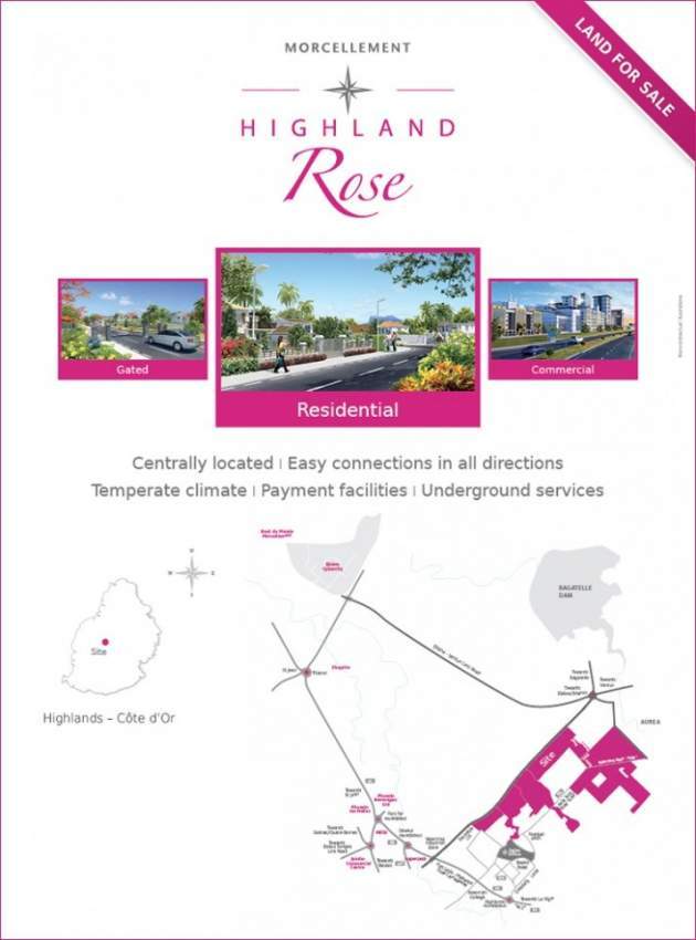 Residential Land in Highland Rose Morc - 2 - Land  on Aster Vender