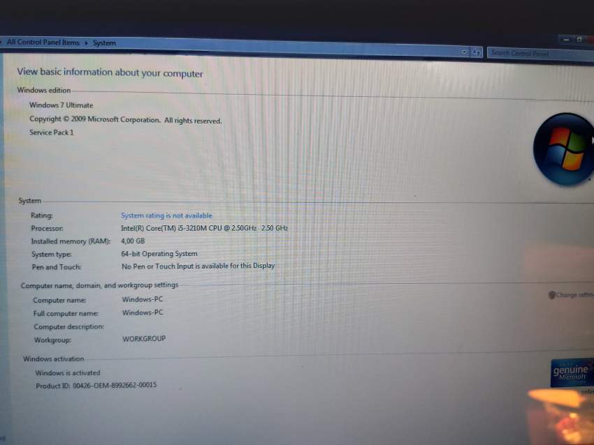 MacBook Pro Core i5 - 6 - Laptop  on Aster Vender