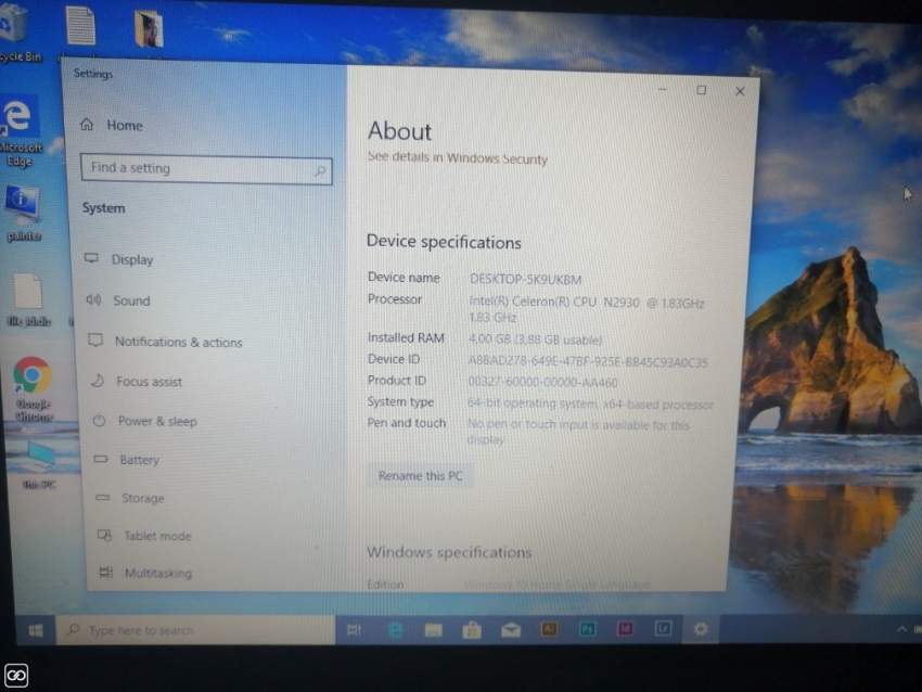 Ordinateur portable (laptop)  - 3 - Laptop  on Aster Vender