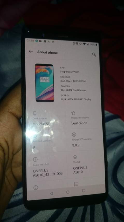 OnePlus 5T - 1 - Android Phones  on Aster Vender