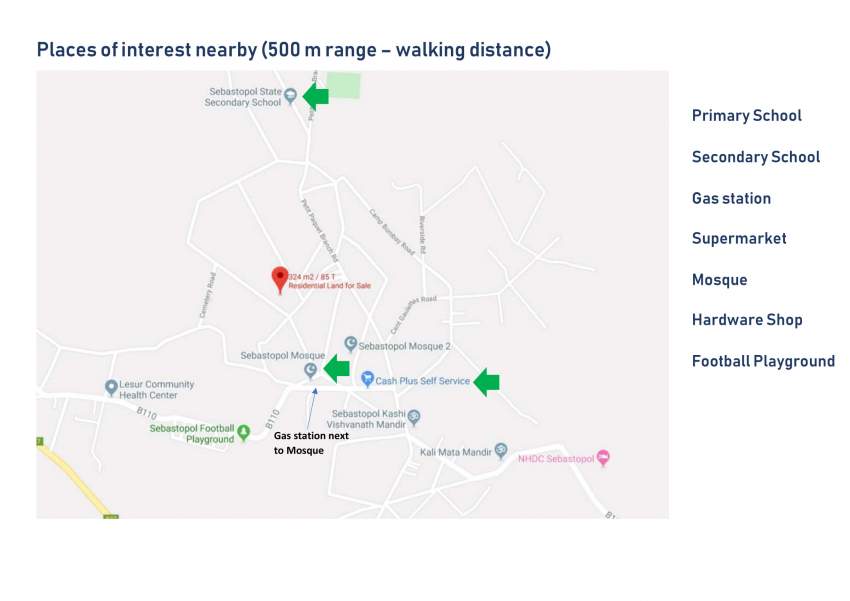 Residential Land for Sale - 324 m2 / 85 T - 4 - Land  on Aster Vender