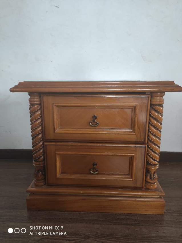 2 teak nightstands - 3 - Bedroom Furnitures  on Aster Vender