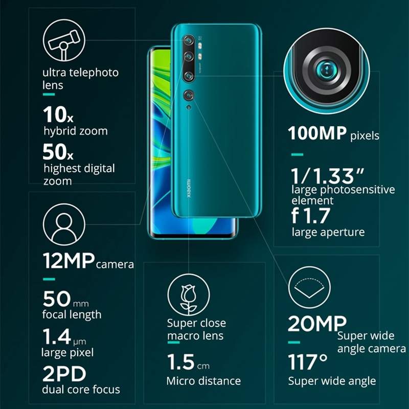 Xiaomi Mi CC9 Pro, 100MP Camera, 8GB+128GB - 3 - Android Phones  on Aster Vender