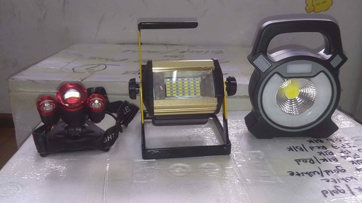 Head lamp on Aster Vender