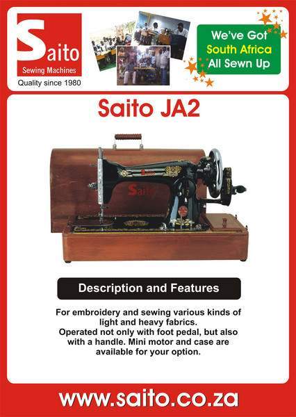 Handtype Sewing machine - Butterfly model JA2-2 - 1 - Sewing Machines  on Aster Vender
