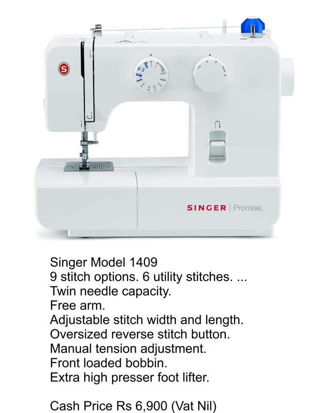 Sewing and Embroidery Machine Singer 1409 Aster Vender Sewing...