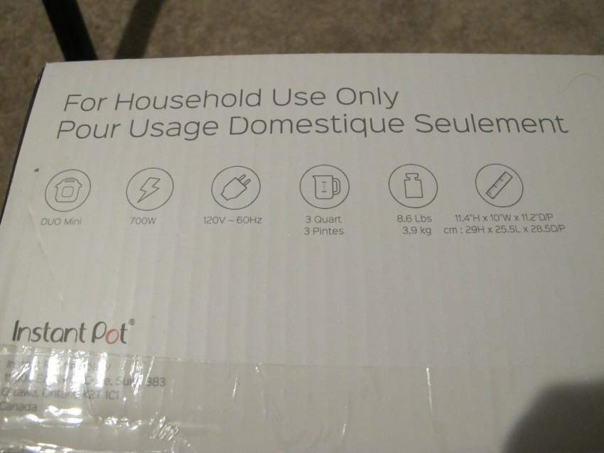 COCOTTE MINUTE AUTOMATIQUE AVEC 7 FONCTIONS - INSTANT POT - 1 - Kitchen appliances  on Aster Vender