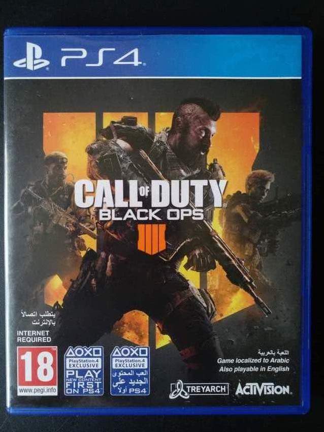Call of duty black ops 4 - 0 - PS4, PC, Xbox, PSP Games  on Aster Vender