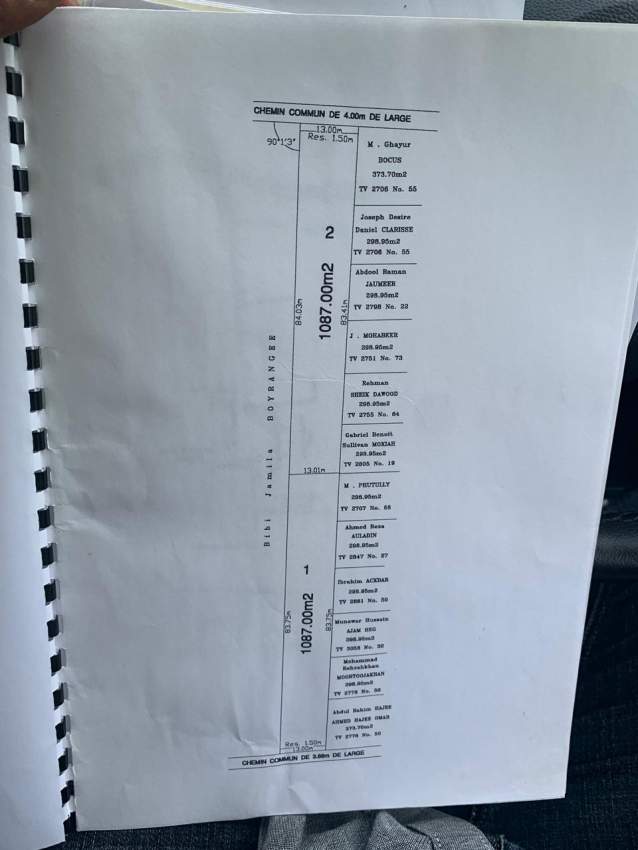 25 Perche in Pereybere, Chemin Vieux Moulin - 1 - Land  on Aster Vender