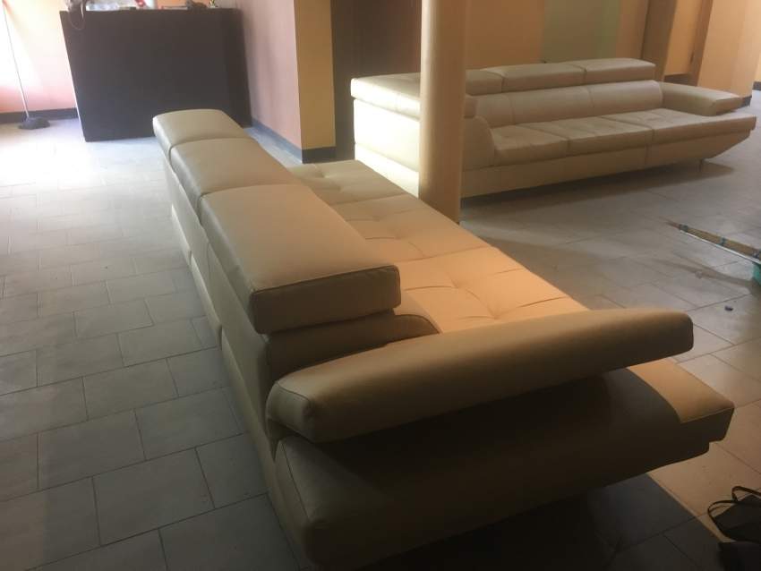 Leather 7seater sofa L Shape  - 2 - Living room sets  on Aster Vender
