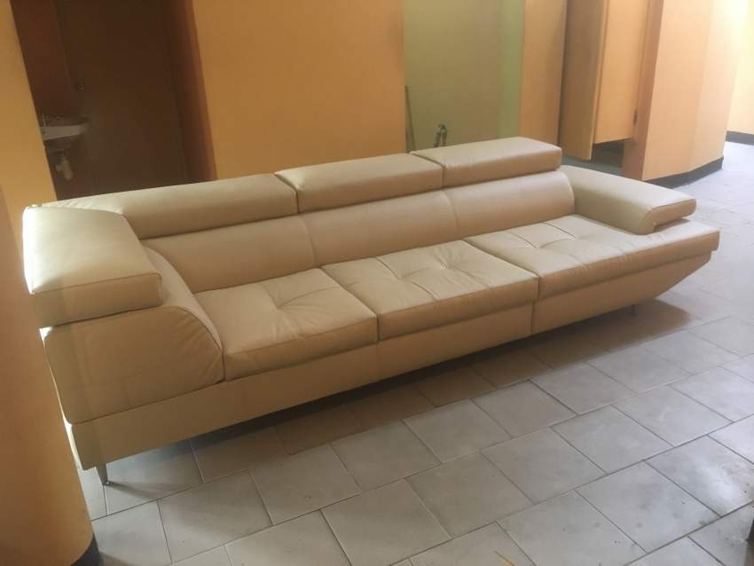 Leather 7seater sofa L Shape  - 1 - Living room sets  on Aster Vender
